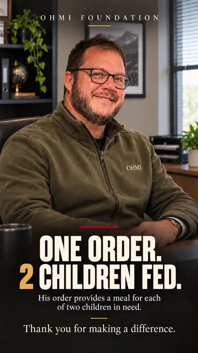OHMI Foundation thank-you poster
