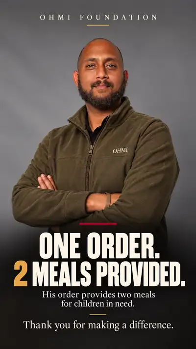 OHMI Foundation thank-you poster