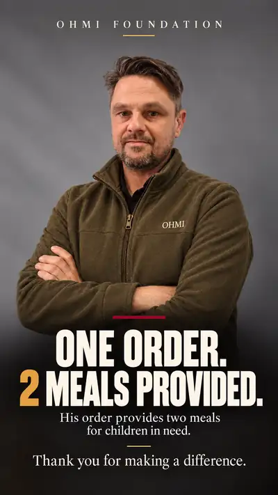 OHMI Foundation thank-you poster